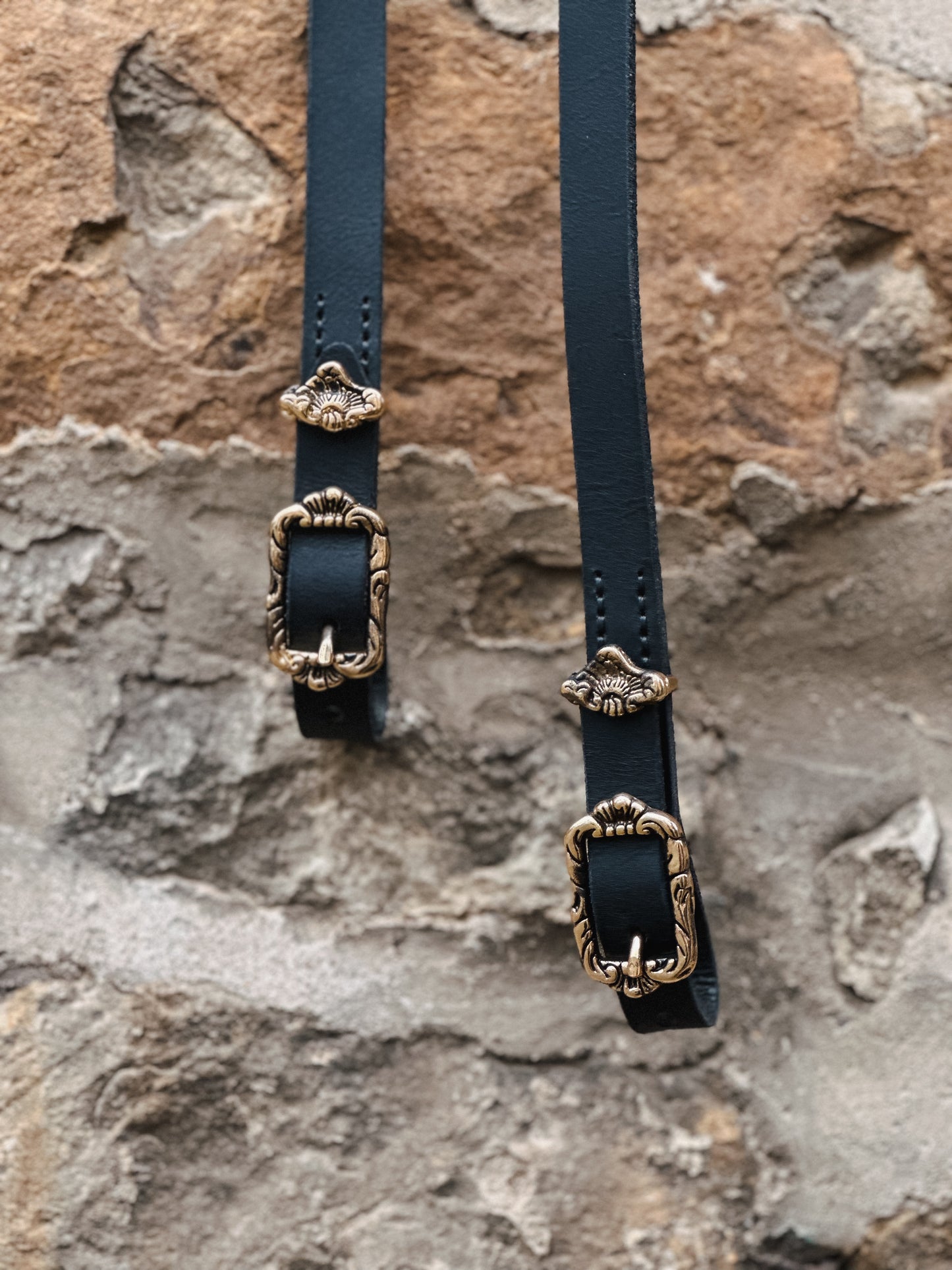 Manufaktur Lederzügel geschlossen ( passend zu Manufaktur Schulzaum Deluxe)